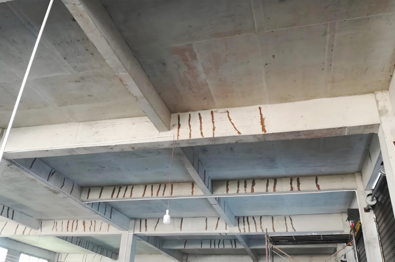 建筑明顯的結構裂縫加固